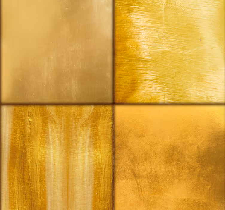 papel de parede texturizado Basilisco dourado - TenStickers