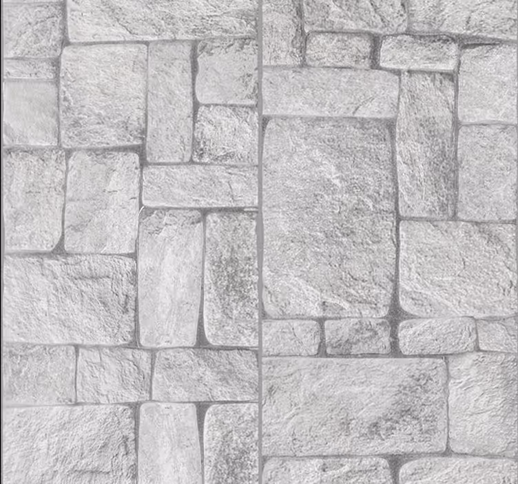 Papel de parede texturizado pedra cinza - TenStickers