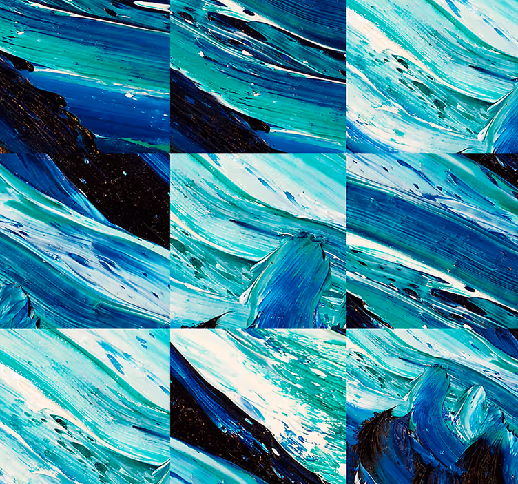 Papel de parede texturizado mármore azul - TenStickers