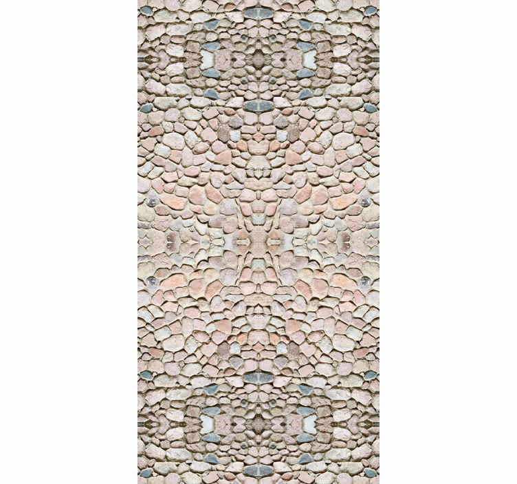 papel de parede pedra Textura de pedra rústica - TenStickers