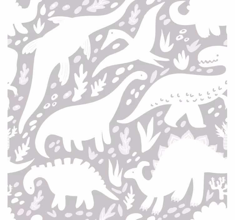 Papel de parede dinossauros zoológico de dinossauros - TenStickers