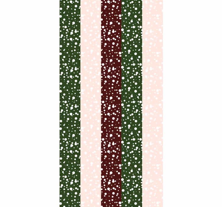 Papel de Parede riscas padrão de polca listrada - TenStickers