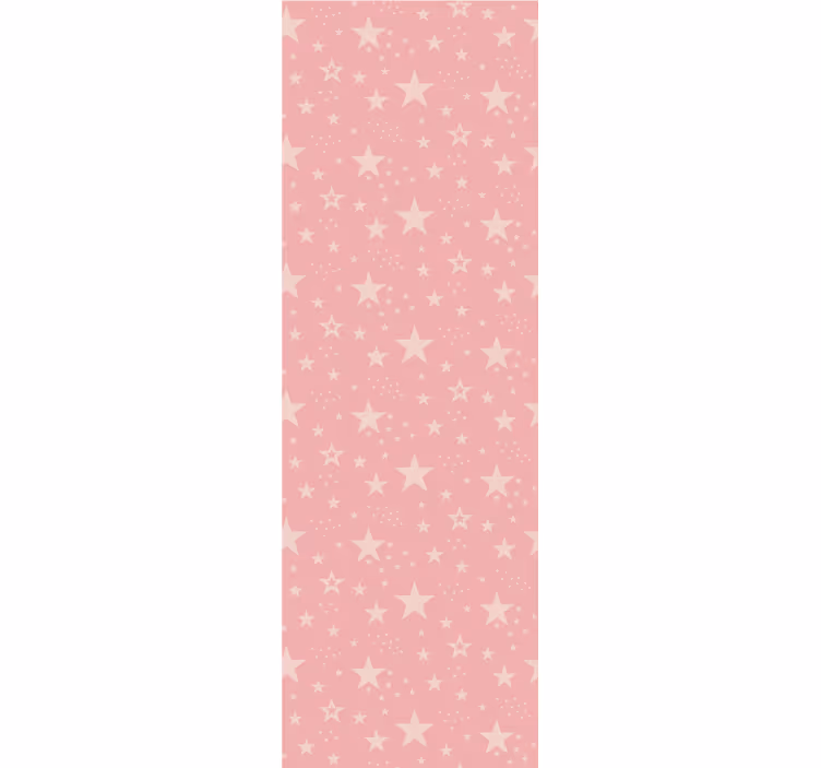 papel de parede estrelas Estrelas rosa claro em rosa escuro - TenStickers