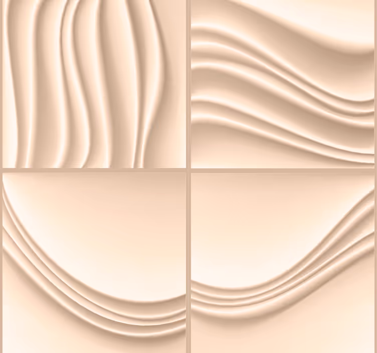 papel de parede abstracto Sonho de cetim - TenStickers