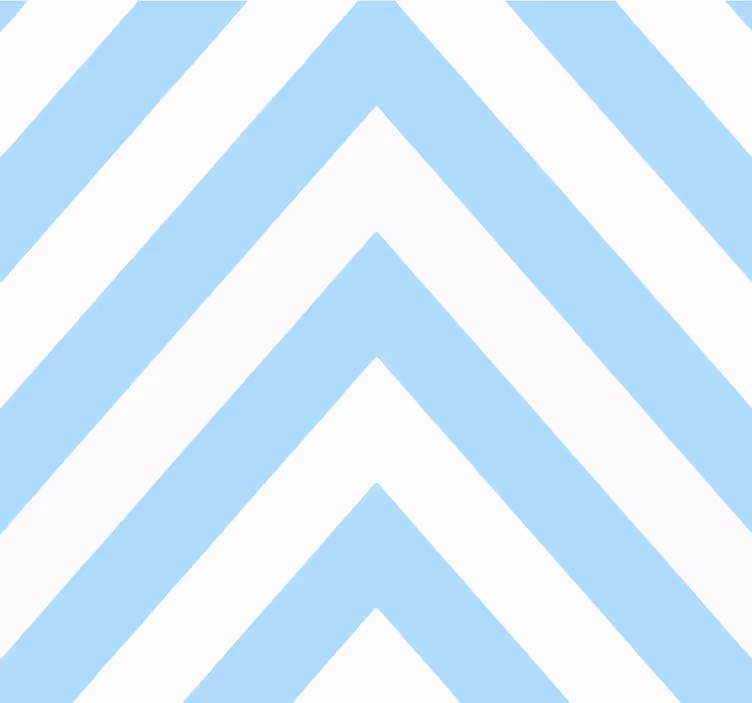 Papel de Parede listras Chevron azul e branco - TenStickers