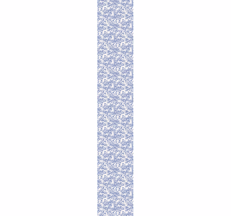 papel de parede de flores floral ornamental - TenStickers