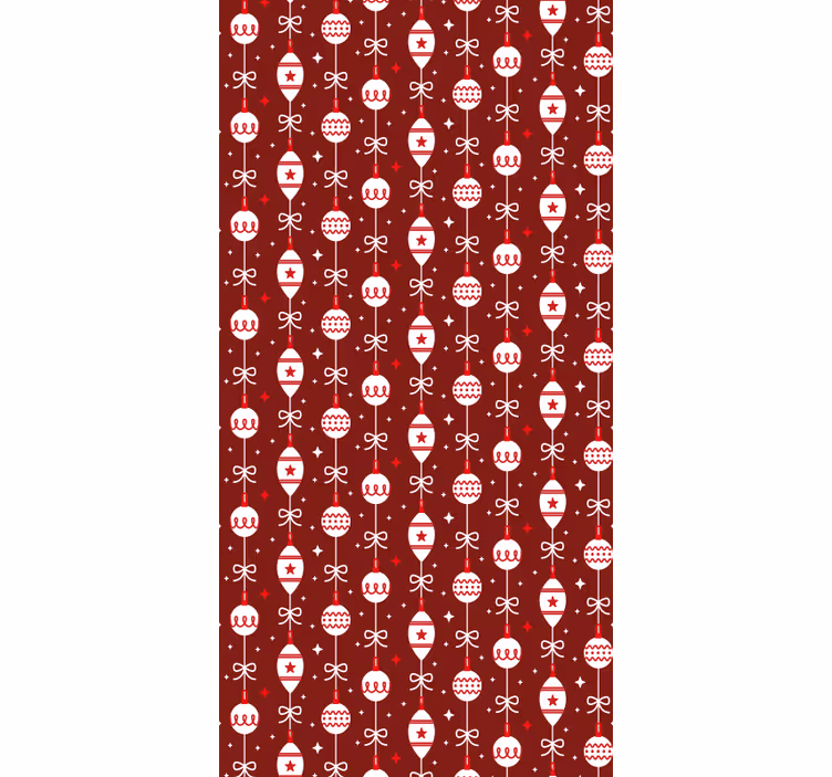 Papel de parede Natal motivo festivo de caveira - TenStickers