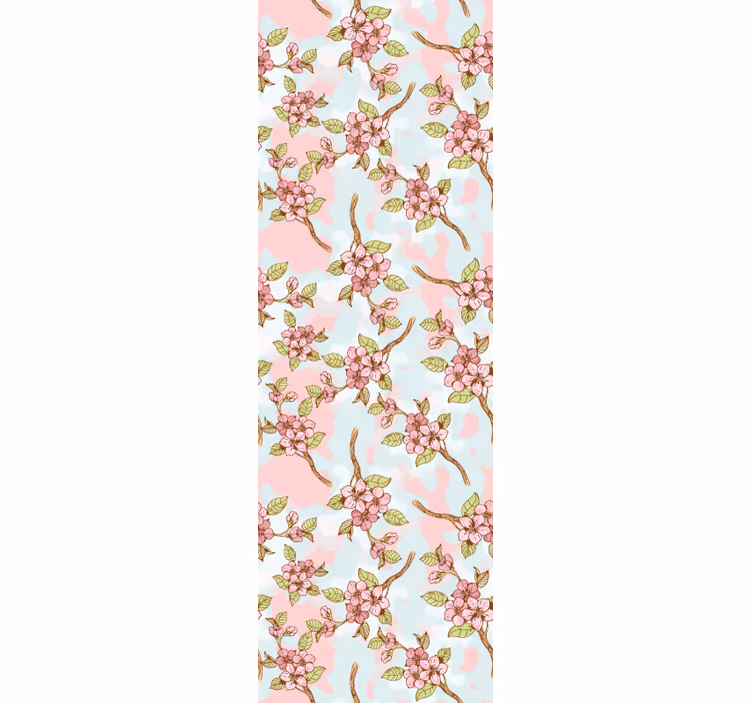 papel de parede flores galhos florescendo - TenStickers