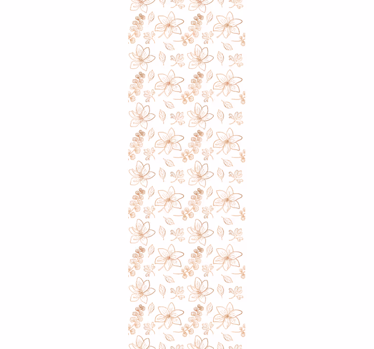 papel de parede flores sotaque floral - TenStickers