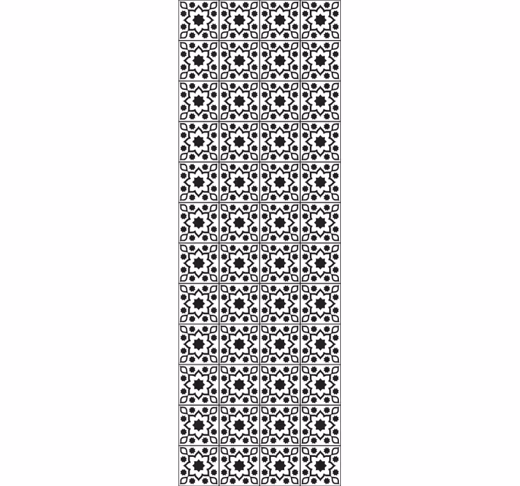 papel de parede azulejo conjunto de azulejos geométricos - TenStickers