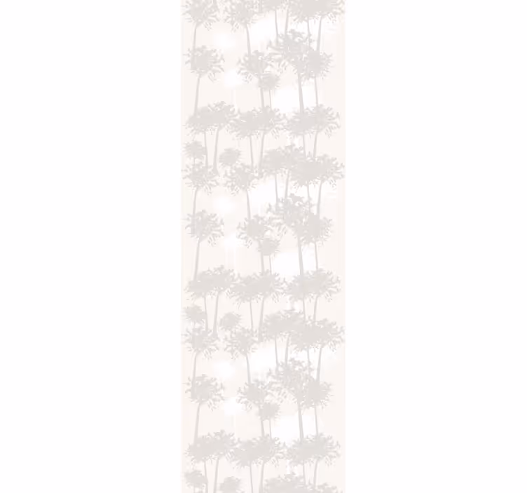 papel de parede árvores Creme de árvores - TenStickers