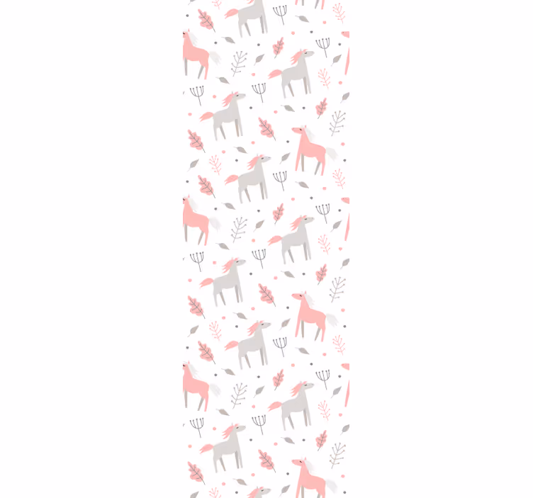papel de parede de animais Madeira de cavalo - TenStickers