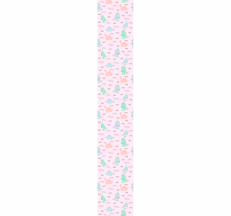 Papel de parede dinossauros com motivos divertidos - TenStickers