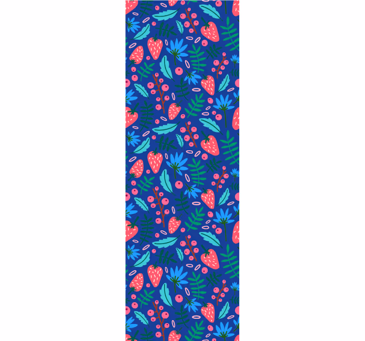Papel de parede folhas padrões botânicos florais - TenStickers