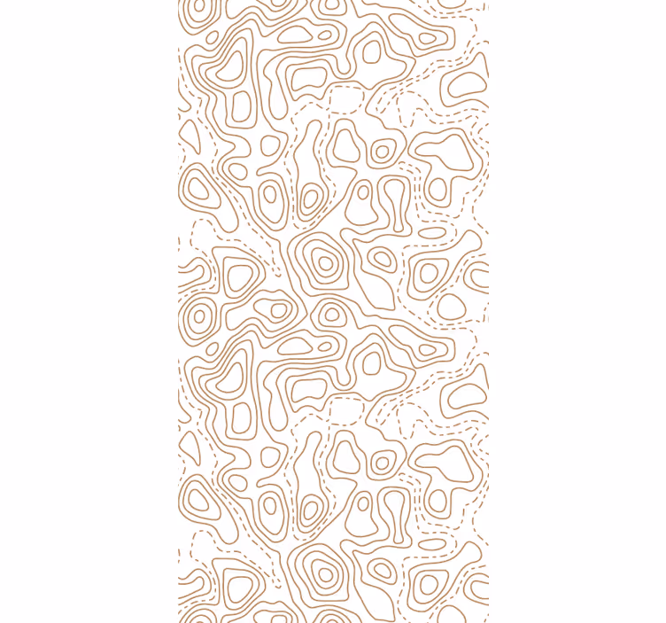 Papel de parede abstracto contornos abstratos - TenStickers