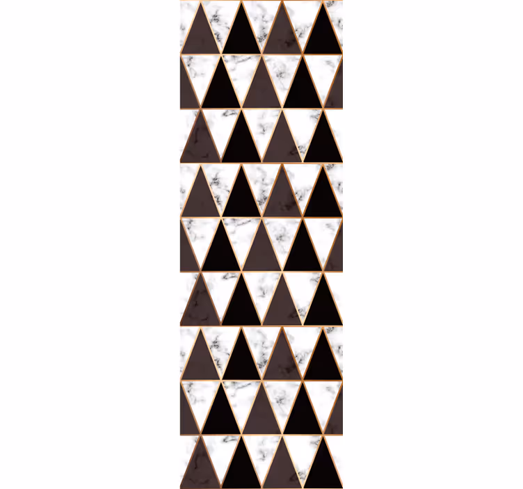 Papel de parede formas geométricas triângulos de mármore - TenStickers