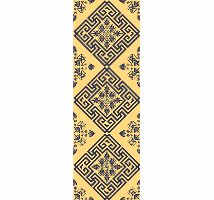 papel de parede azulejo azulejo geométrico - TenStickers