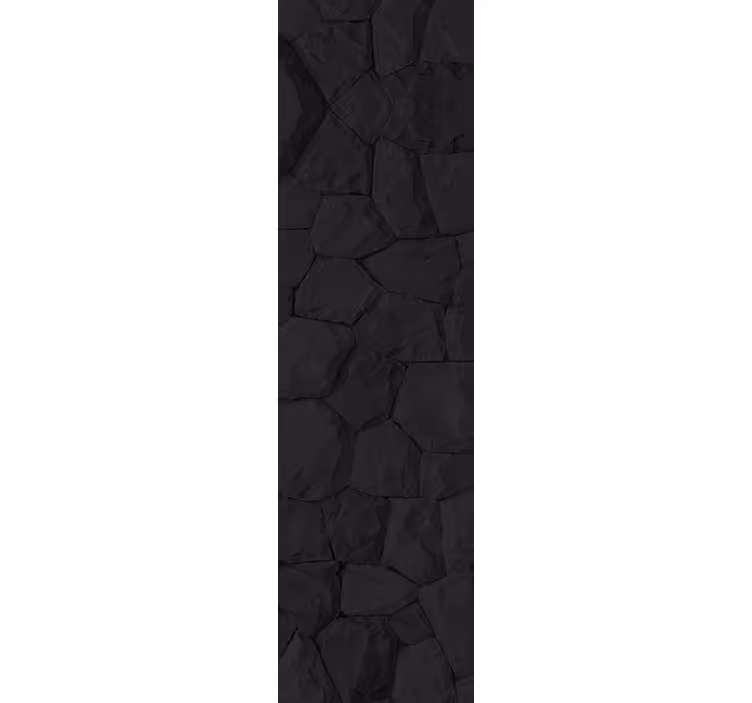 papel de parede pedra Pedras pretas empilhadas - TenStickers