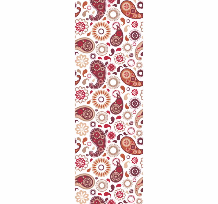 papel de parede ornamental motivo estampado - TenStickers