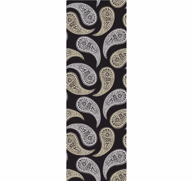 papel de parede ornamental elegância estampada - TenStickers