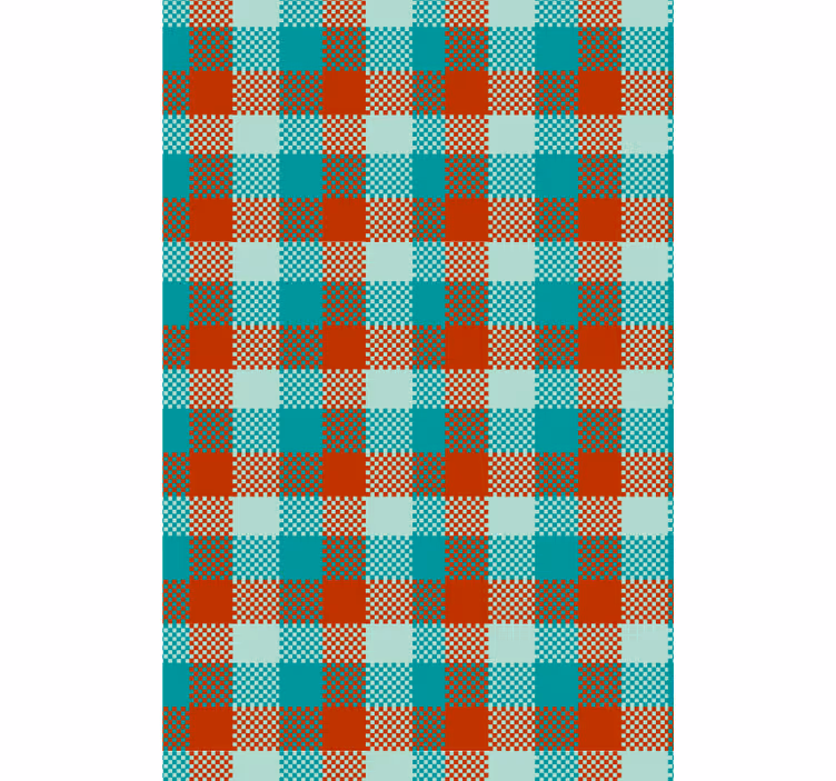 papel de parede formas geométricas padrão de algodão - TenStickers