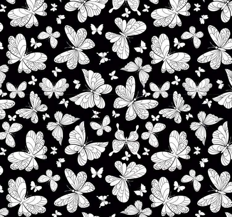 papel de parede borboletas asas batendo - TenStickers