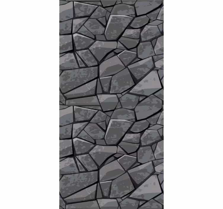 papel de parede pedra Pedras arrumadas - TenStickers