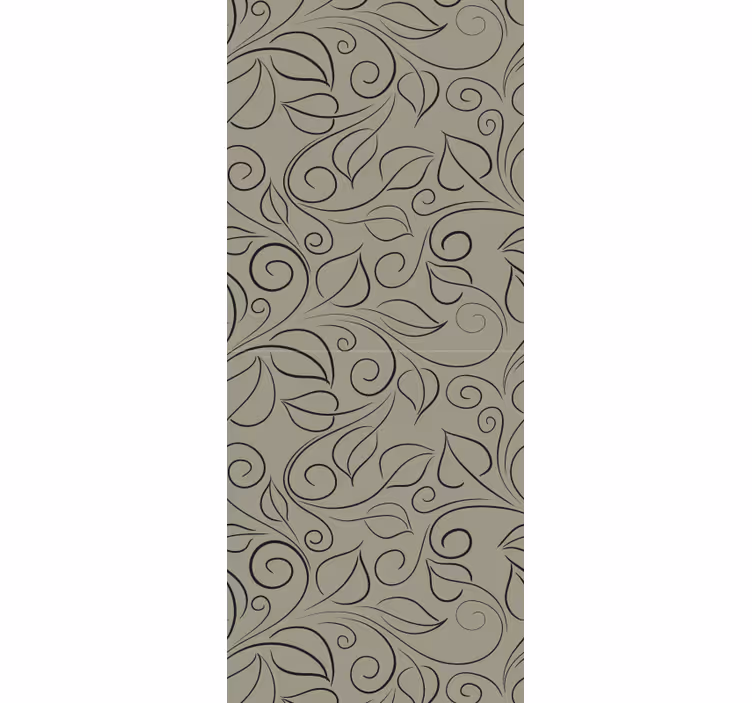 papel de parede ornamental redemoinhos elegantes - TenStickers