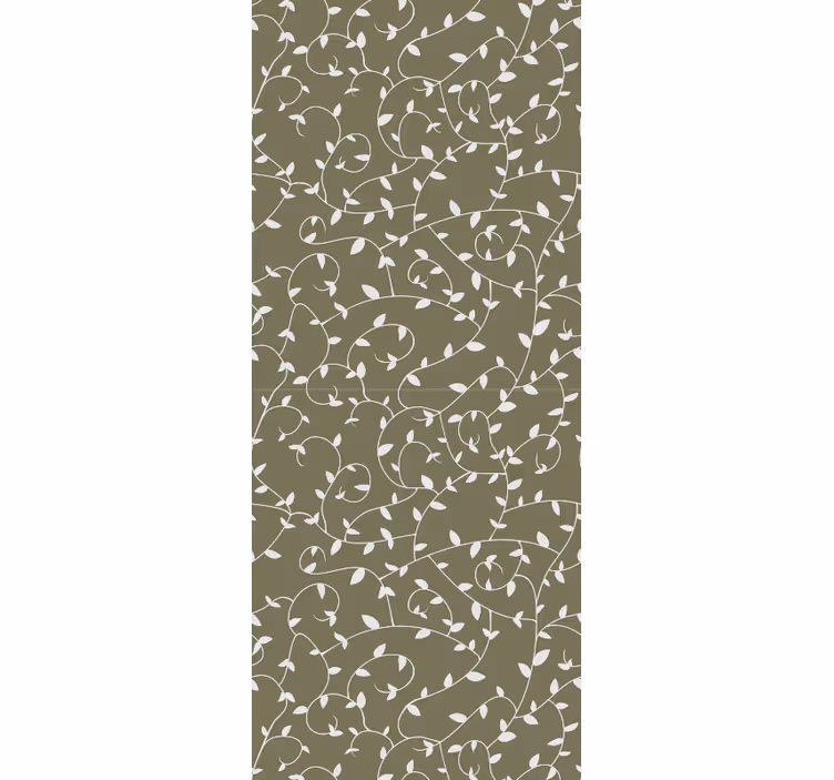 papel de parede ornamental redemoinhos botânicos - TenStickers
