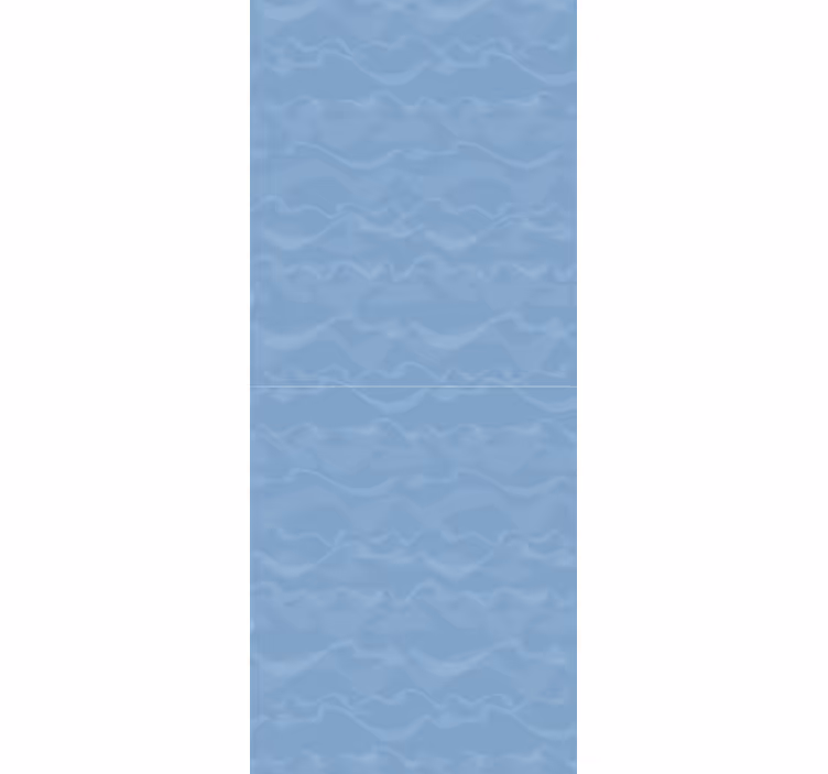 papel de parede azul ondas abstratas - TenStickers