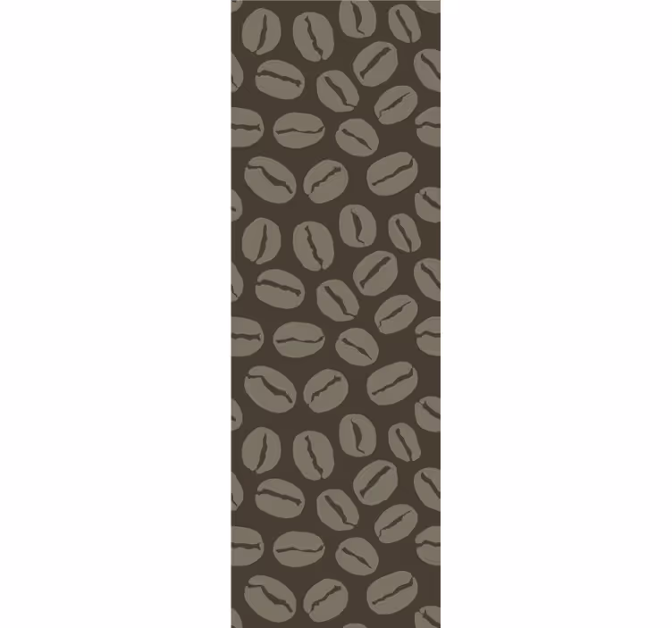 papel de parede para cozinha Grãos de café escuros - TenStickers