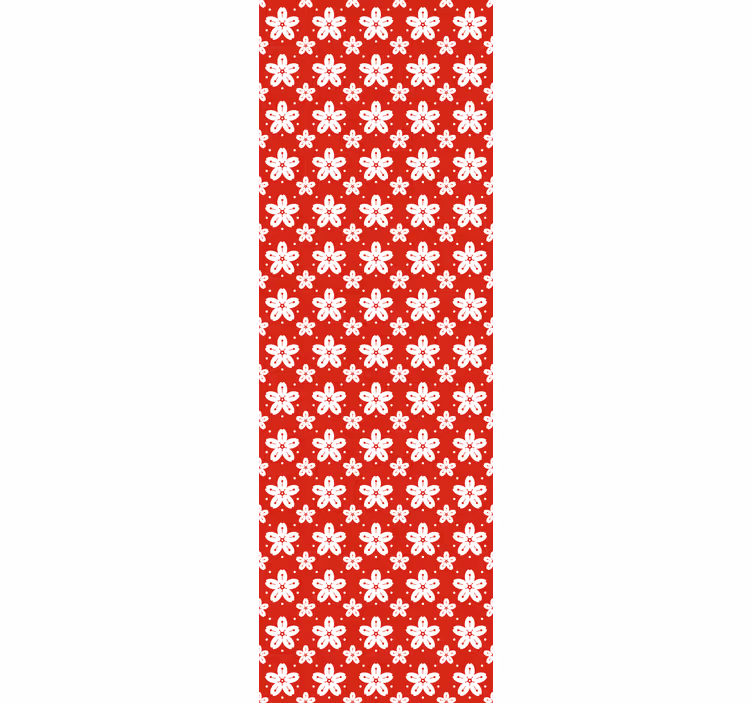 papel de parede floral conjunto com motivos florais - TenStickers