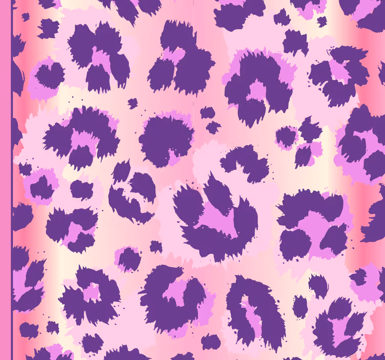 papel de parede abstracto Fofura cor-de-rosa - TenStickers