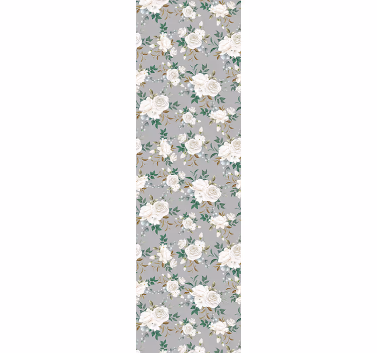 papel de parede flores painel de elegância floral - TenStickers