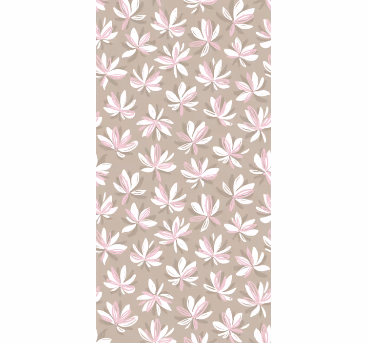 papel de parede floral exibição de padrão floral - TenStickers