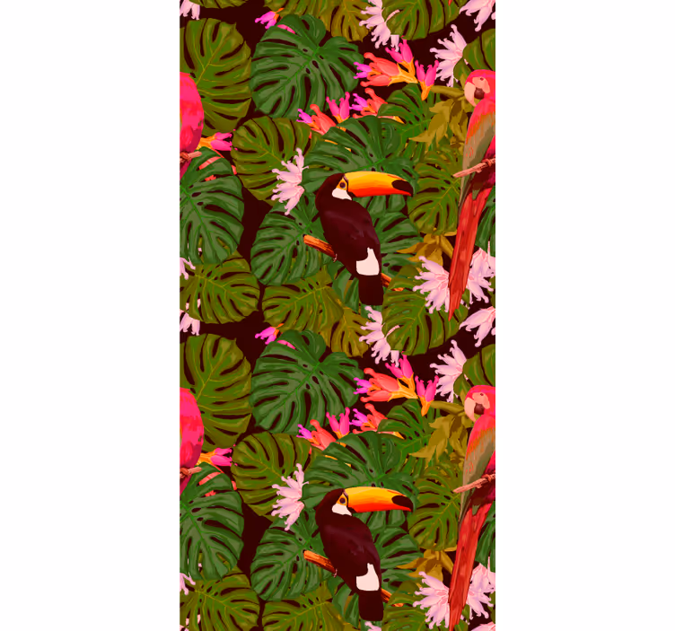 papel de parede Plantas e animais elegantes - TenStickers