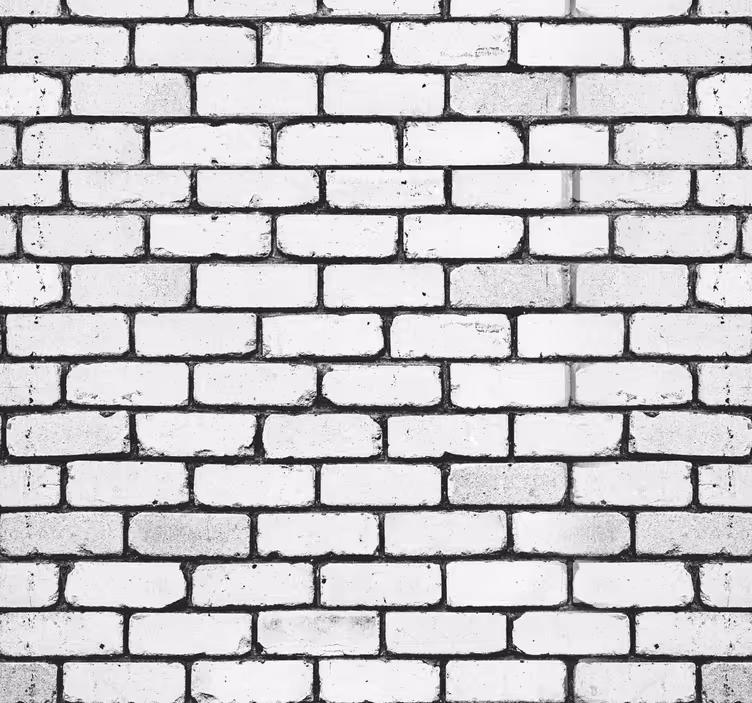 papel de parede tijolo alvenaria simplificada - TenStickers