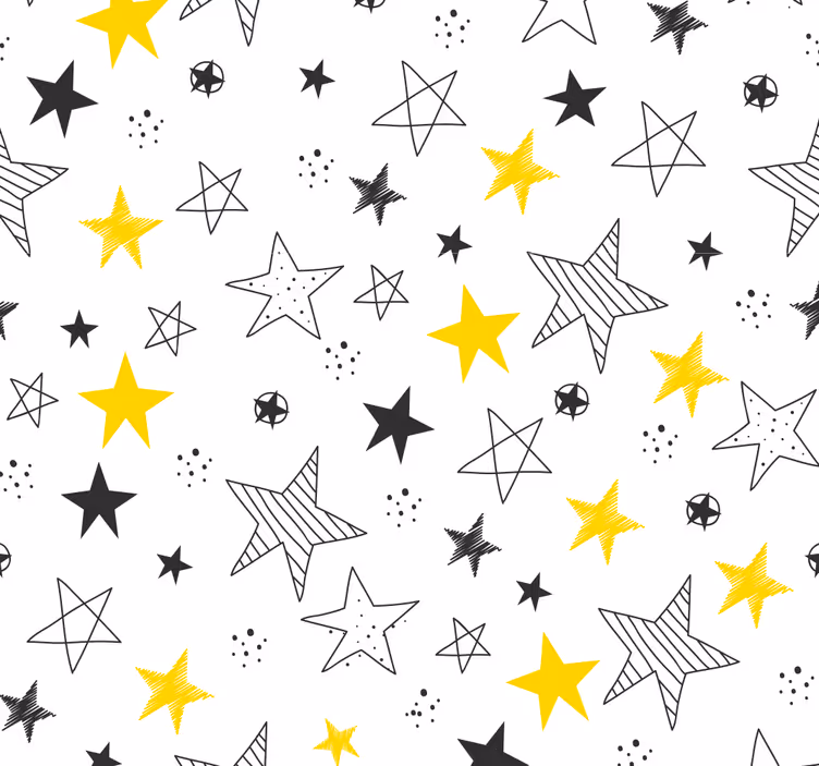 papel de parede Estrelas Rock'n'Roll - TenStickers