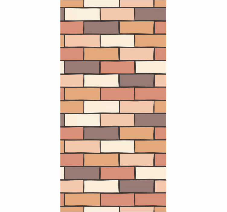 papel de parede tijolo design de motivo de tijolo - TenStickers