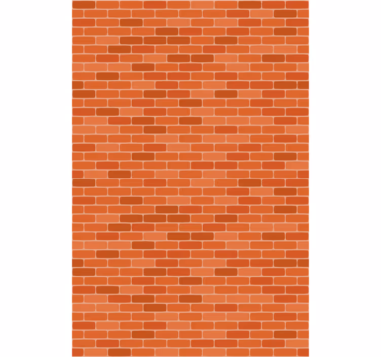 papel de parede tijolo Superfície estruturada com padrão de tijol - TenStickers
