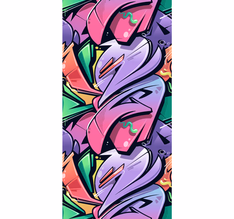 papel de parede artístico tucanos extravagantes - TenStickers