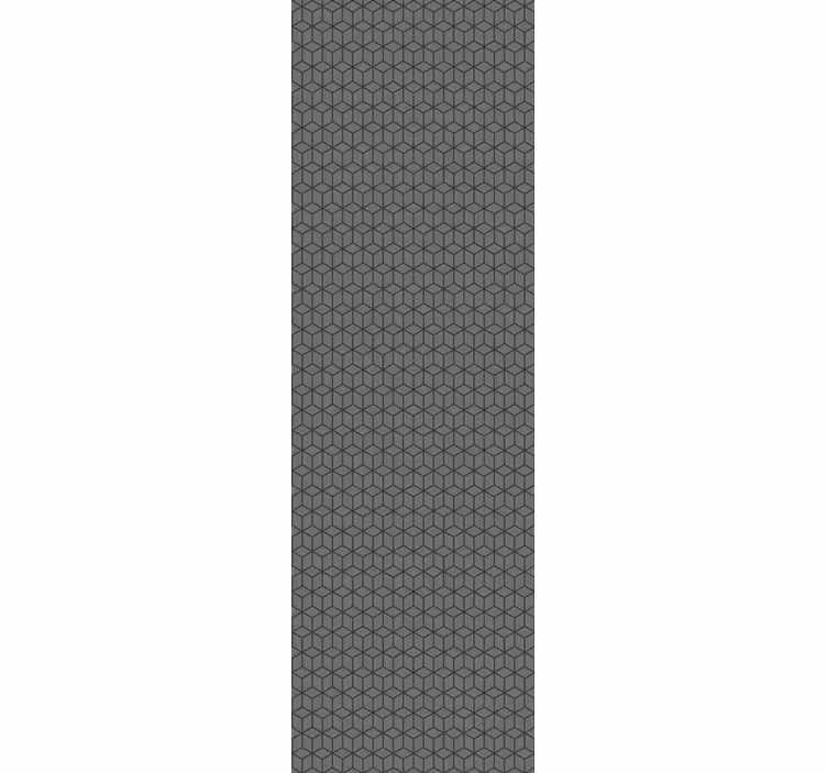 papel de parede moderno Cubos 3d cinza - TenStickers