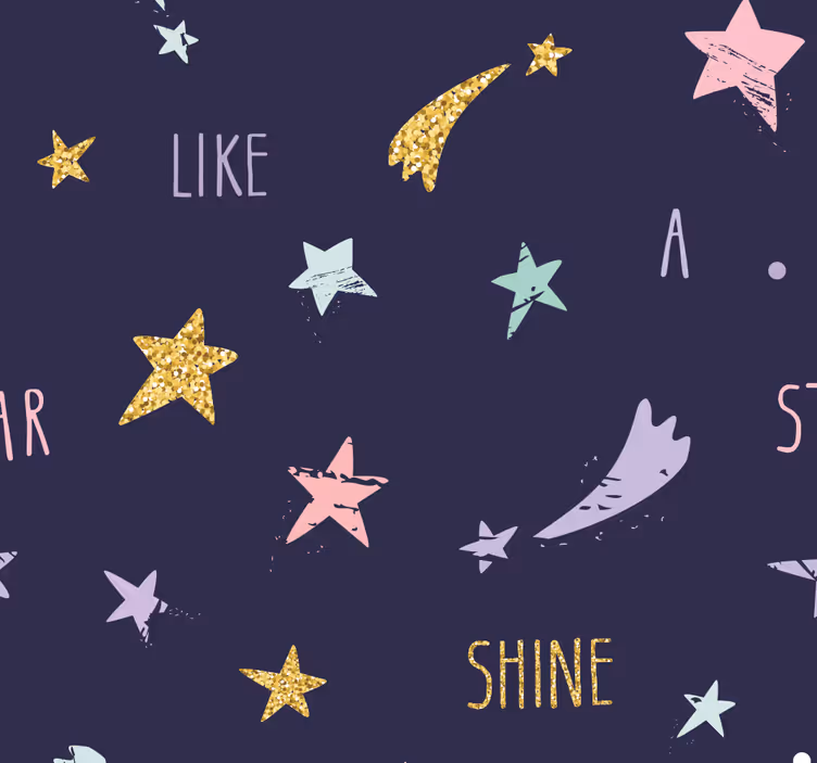 papel de parede estrelas Constelação em Renda - TenStickers