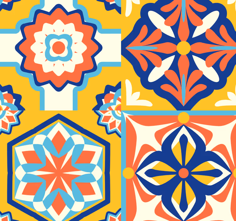 papel de parede ornamental Leque de Variedades - TenStickers