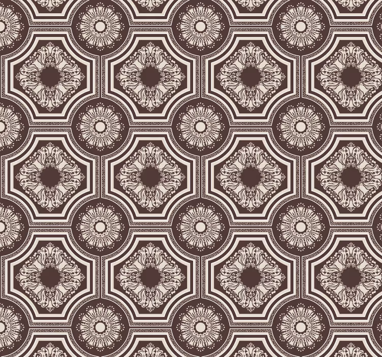 papel de parede ornamental Estética Clássica - TenStickers