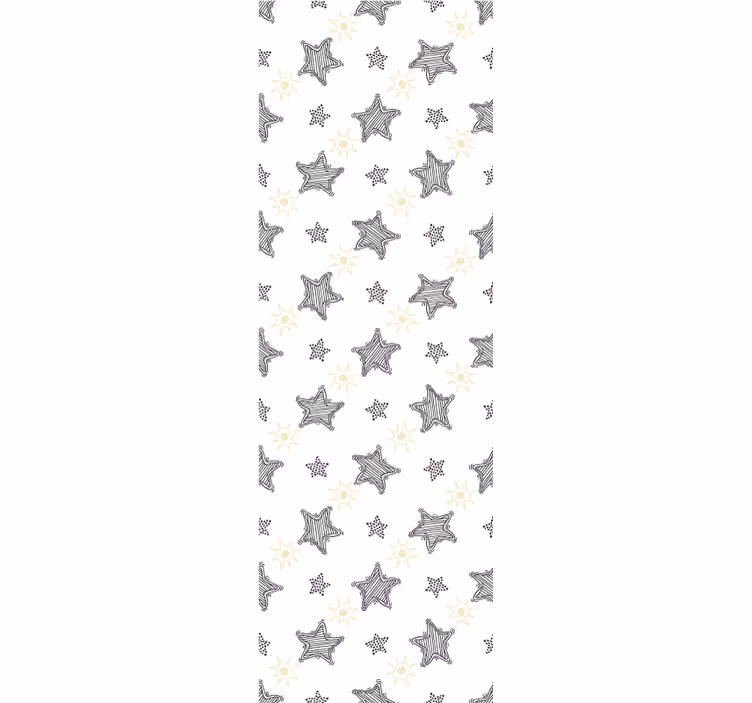 Papel de parede estrelas motivo estrelado - TenStickers