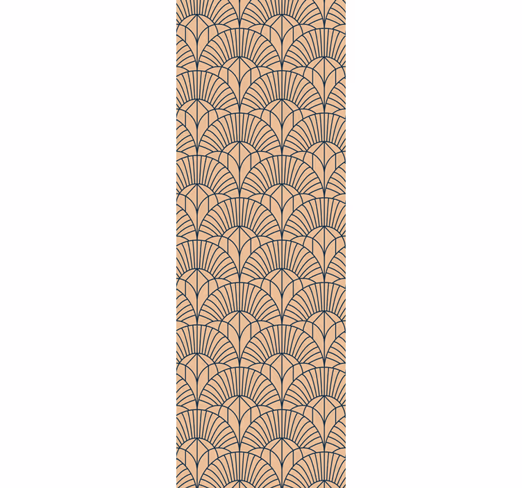 Papel de parede gabinete Padrão bege abstrato - TenStickers