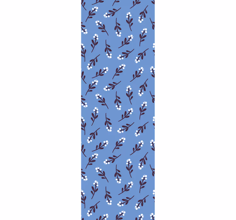 papel de parede flores motivo de ramos florais - TenStickers