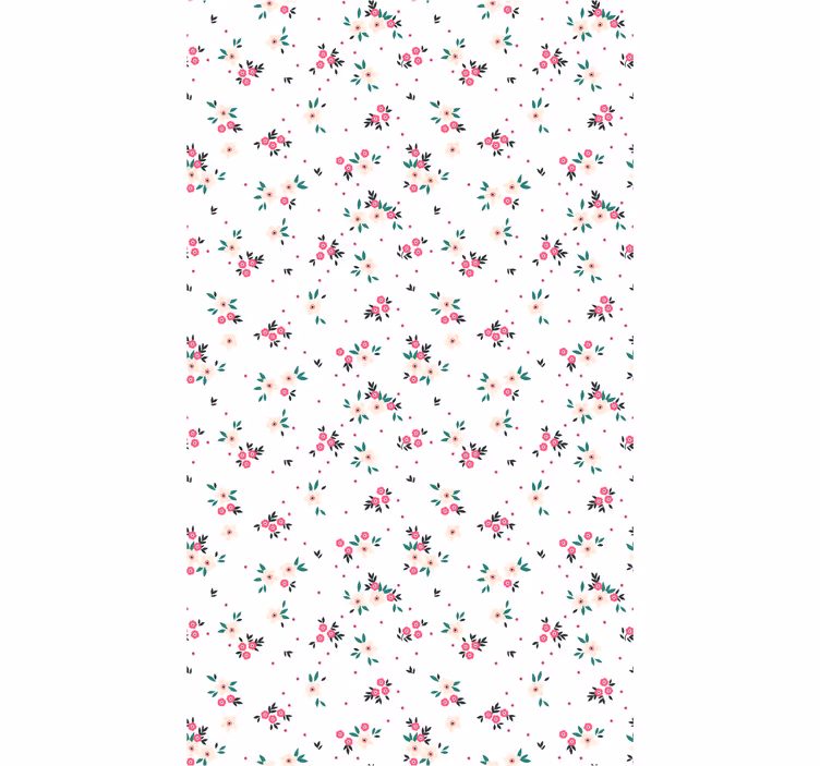 papel de parede flores exibição de buquê floral - TenStickers