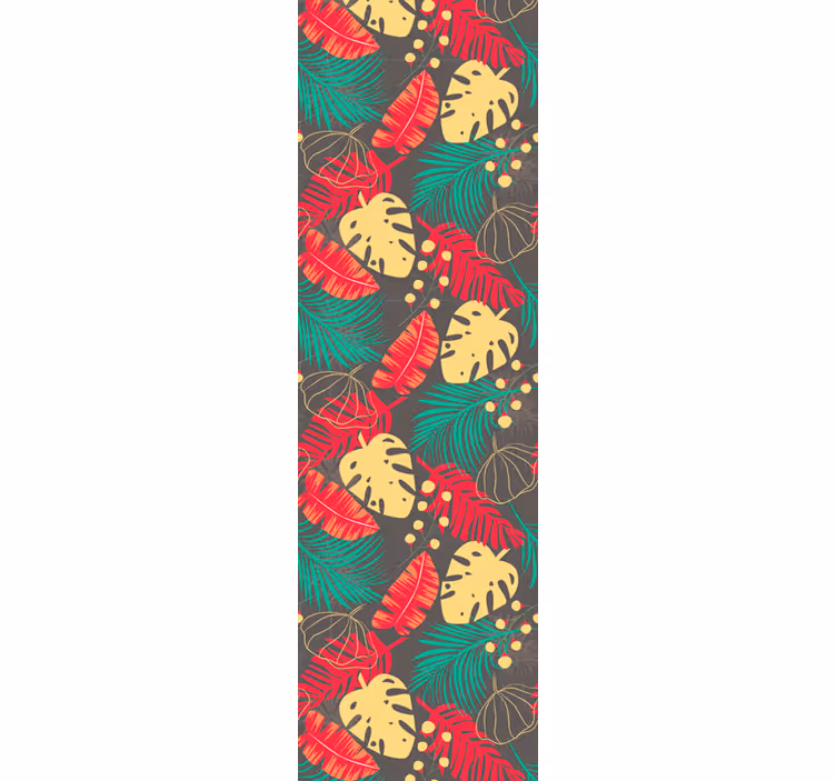 papel de parede selva motivo de monstro tropical - TenStickers